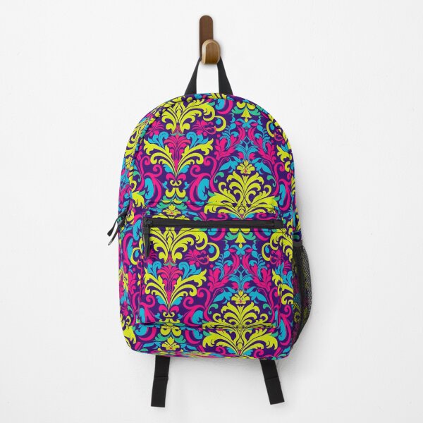 Item preview, Psychedelic Flourish: Vibrant Damask Fusion designed and sold by Chreggie.