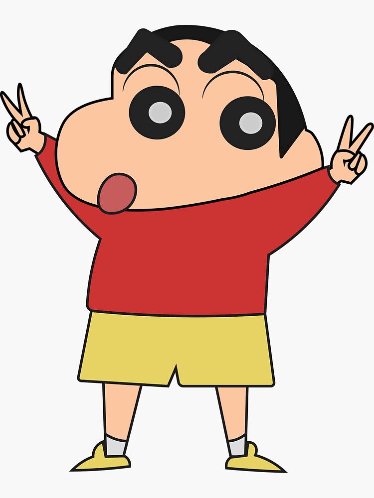  Shin  chan  for President Sticker by clemthenerd Redbubble