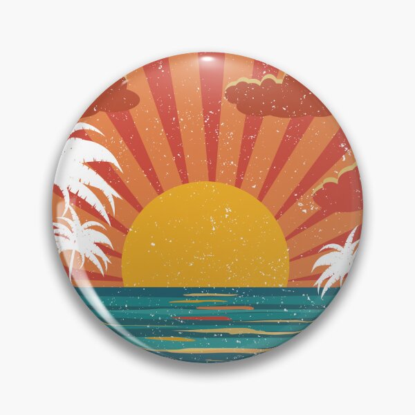 Item preview, retro ocean wave designed and sold by Luisshopp.