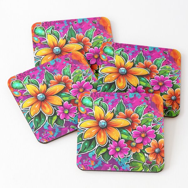 Item preview, Flower graffiti designed and sold by Made-by-Gus.