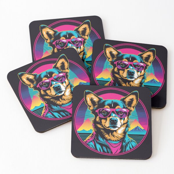 Item preview, Canine glasses the indispensable tool to highlight your furry friend's unique personality, adding a touch of individuality to each vision designed and sold by Pulsant  Paintings.
