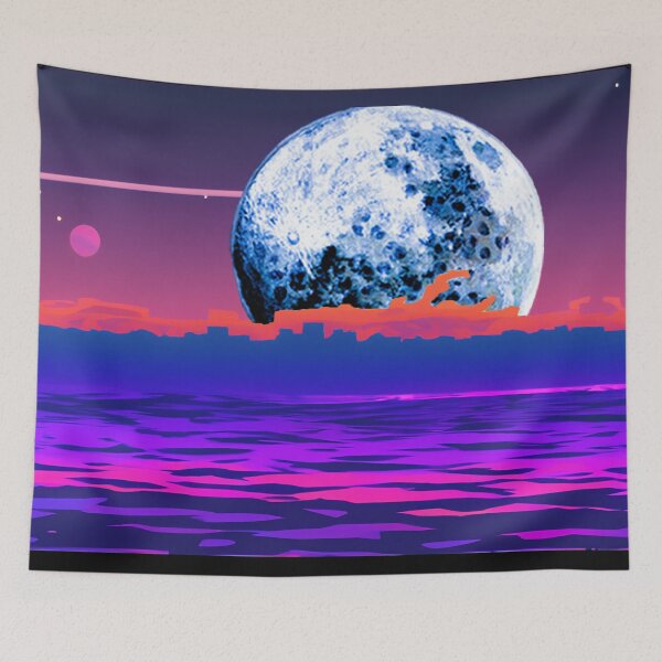 Item preview, Neon Ocean Crumpet Moonrise designed and sold by LionBrew.