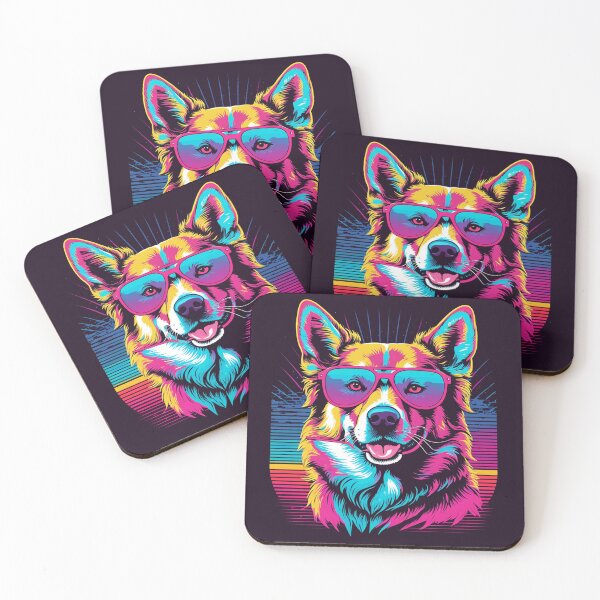 Item preview, Dog with glasses because even naps deserve to be transformed into stylish moments, with a touch of canine fashion designed and sold by Pulsant  Paintings.