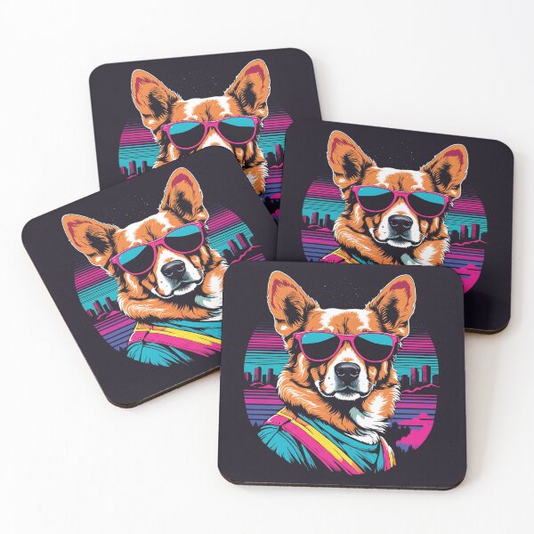 Item preview, Dog with glasses the furry witness that fashion is a constant celebration of individuality, with each pair of glasses telling a unique story designed and sold by Pulsant  Paintings.