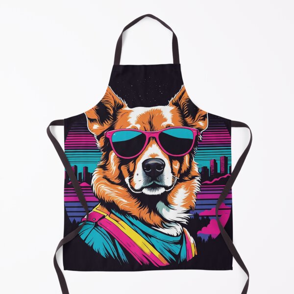 Item preview, Dog with glasses the furry witness that fashion is a constant celebration of individuality, with each pair of glasses telling a unique story designed and sold by Pulsant Paintings.