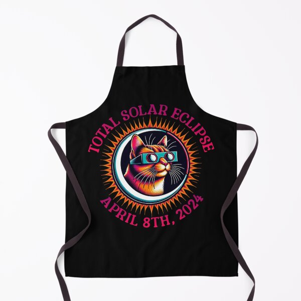 Item preview, Cat Total Solar Eclipse 2024 designed and sold by SeledineArt.