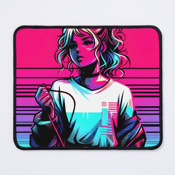 Item preview, "Neon Glitch Goddess 3.0 : Unleash Your Futuristic Style!" designed and sold by Cocodino ⭐⭐⭐⭐⭐.