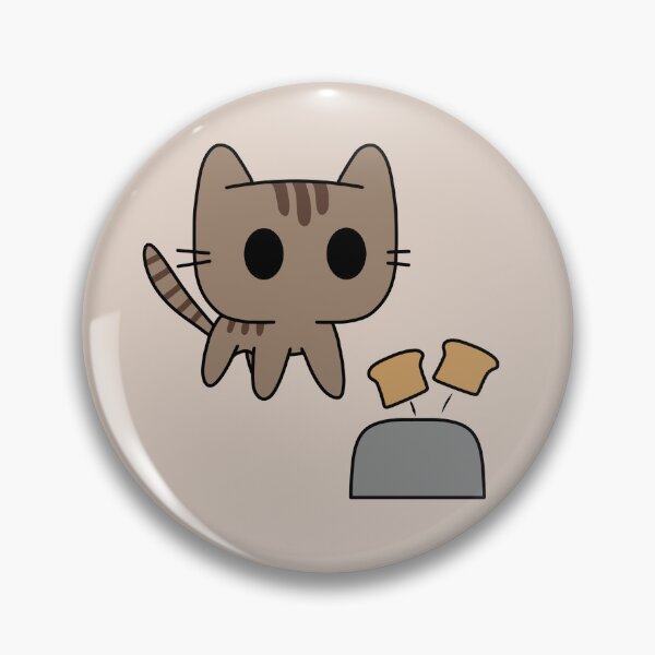Item preview, Brown tabby cat scared by toaster designed and sold by Cre8iveCat.
