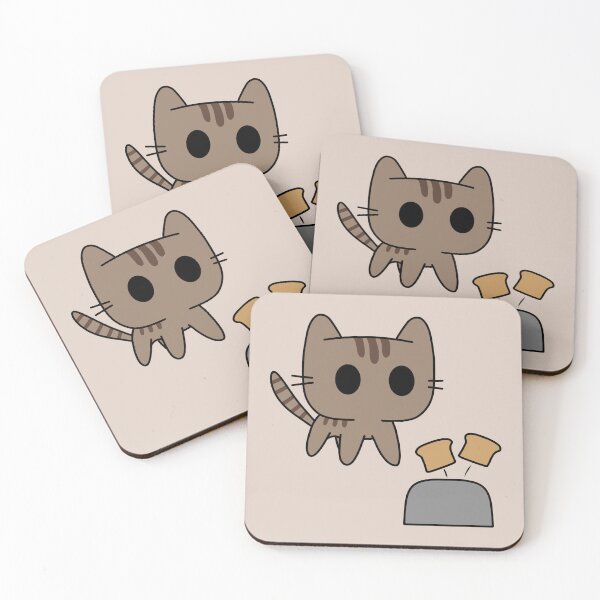 Item preview, Brown tabby cat scared by toaster designed and sold by Cre8iveCat.