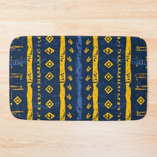 Item preview, African Bogolan Seamless Pattern - Bogo Blue  designed and sold by JD72shirtshop.
