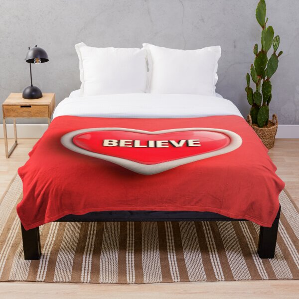 Item preview, A Love Heart with the word Believe written in it. designed and sold by etherinkAI.