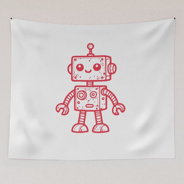 Aperçu de l'œuvre Rusty le robot 2 créée et vendue par DesignAFind.