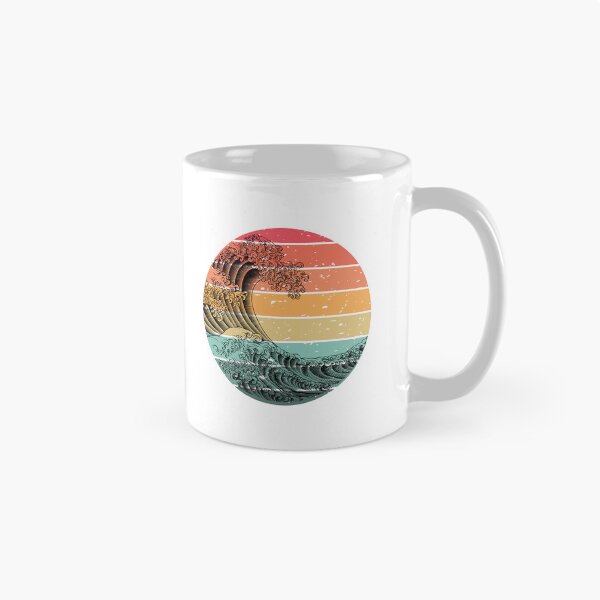 Item preview, retro ocean waves designed and sold by Luisshopp.