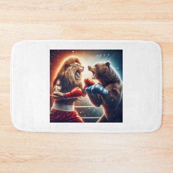 Item preview, Clash of Titans: Lion vs. Bear Boxing Showdown designed and sold by BioFaStore.