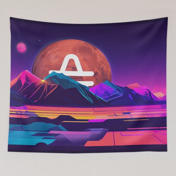Item preview, Amp Mars Rising Over Mountains designed and sold by LionBrew.