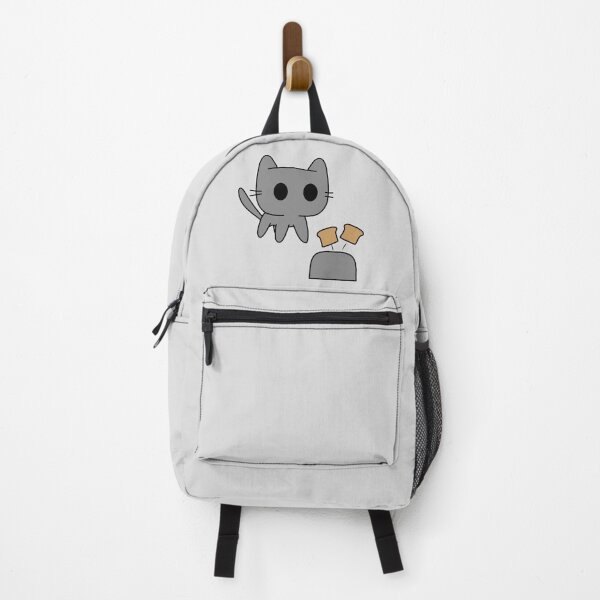Item preview, Grey cat scared by toaster designed and sold by Cre8iveCat.