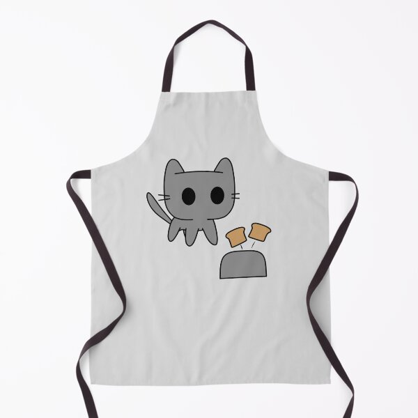 Item preview, Grey cat scared by toaster designed and sold by Cre8iveCat.