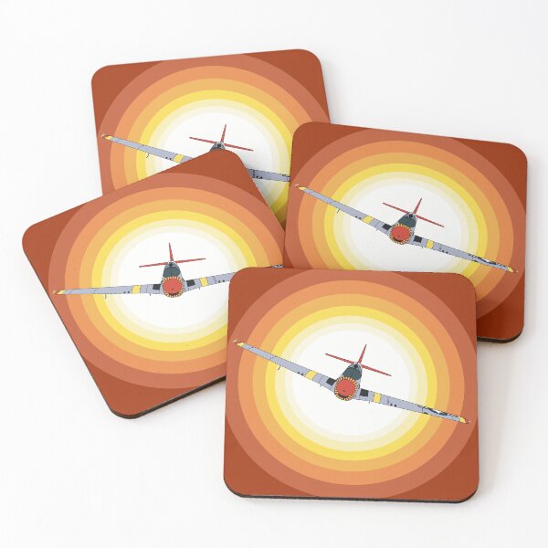 Item preview, P-51 Mustang Sunset Sky  designed and sold by skye-studio.