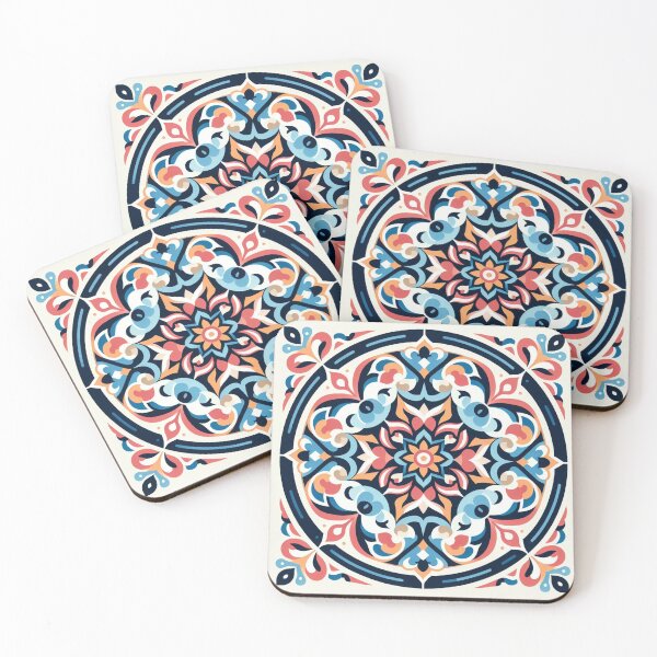 Item preview, Iberian single circle tiles designed and sold by Designs2Camille.
