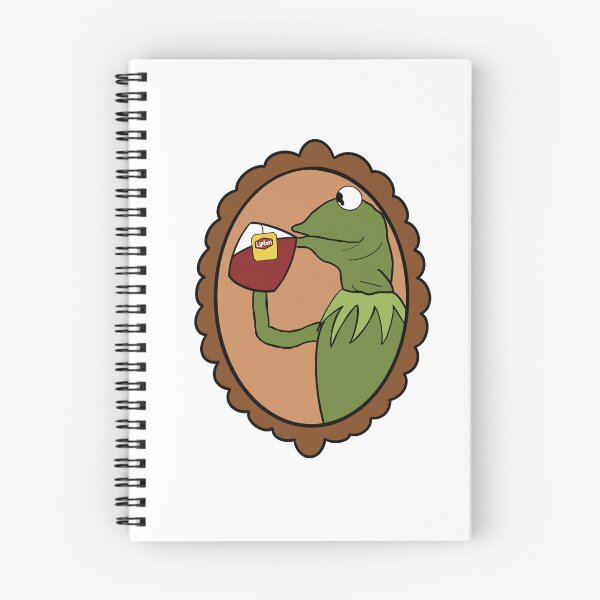 Item preview, Kermit sipping tea designed and sold by sunnymuffin21.