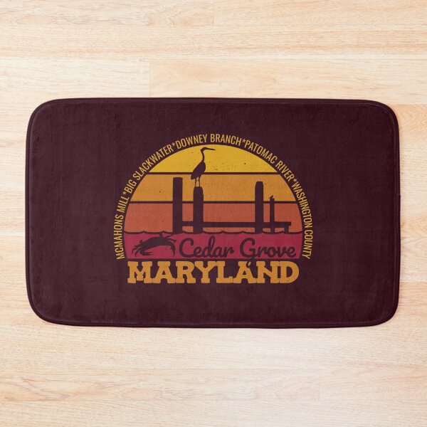 Item preview, Cedar Grove Maryland Sunset Retro Vintage Local Pride Logo designed and sold by CRHPOD20.