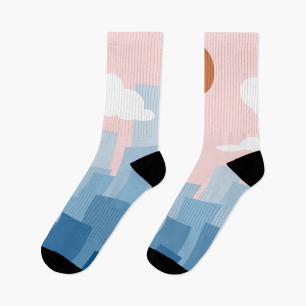 Item preview, Pastel City Skyline – Abstract Urban Buildings designed and sold by Chigurena.