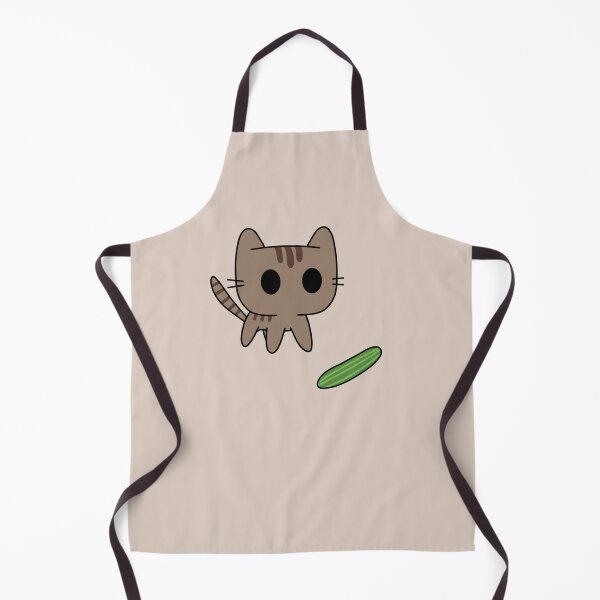 Item preview, Brown tabby cat scared by cucumber designed and sold by Cre8iveCat.