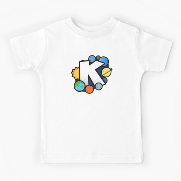 Item preview, Monogram K Outer Space cartoon Planets designed and sold by kidsmonogram.