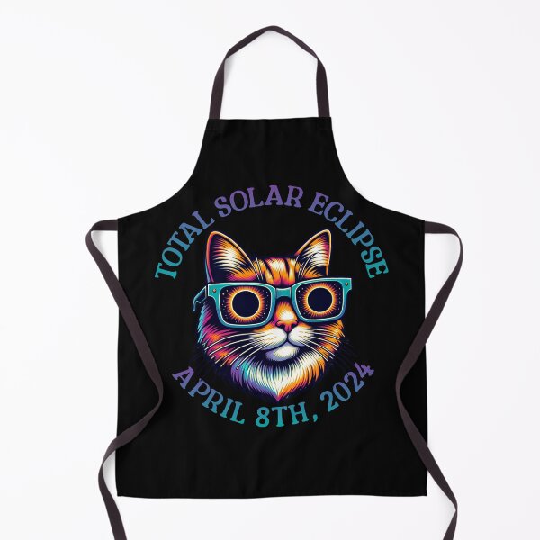 Item preview, Cat Total Solar Eclipse 2024 designed and sold by SeledineArt.