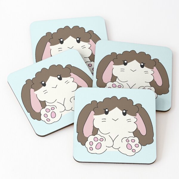 Item preview, Cute Brown Patterned Lop Bunny designed and sold by PaintedDolphin.