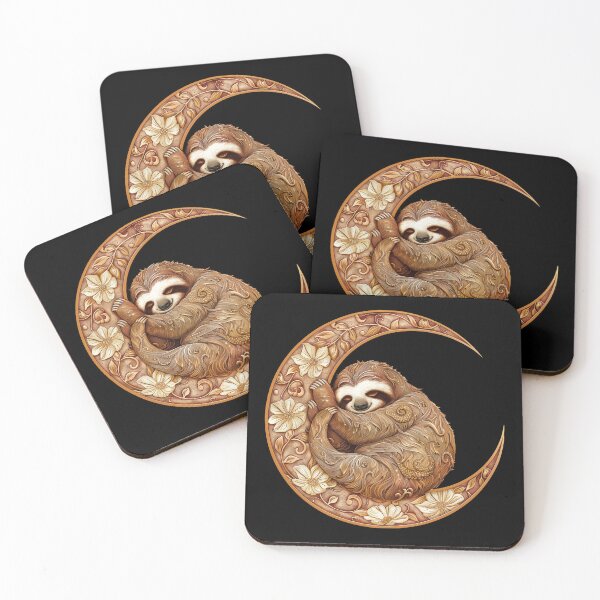 Item preview, The Golden Slumbering Sloth designed and sold by JStuartArt.