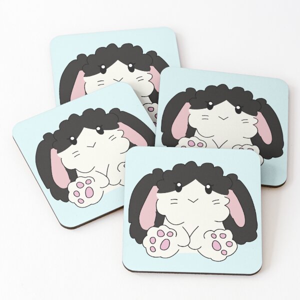 Item preview, Cute Black Patterned Lop Bunny designed and sold by PaintedDolphin.