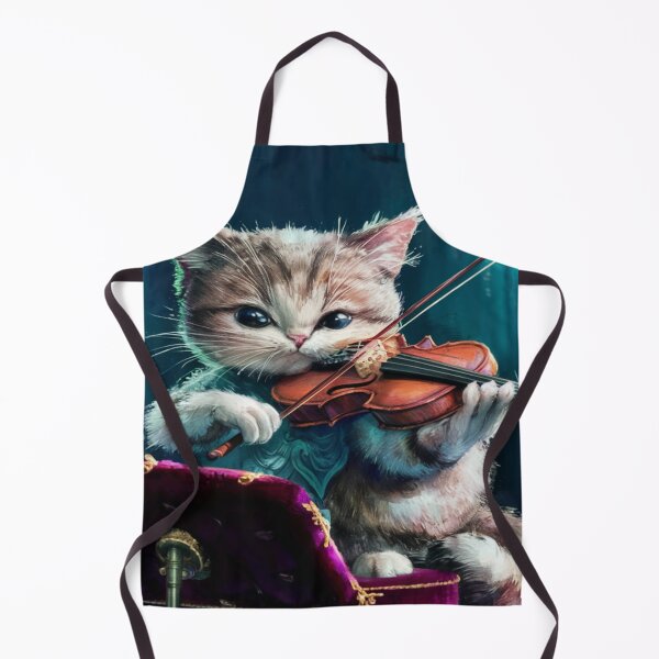 Item preview, CAT PLAYING A VIOLIN designed and sold by Obinne.