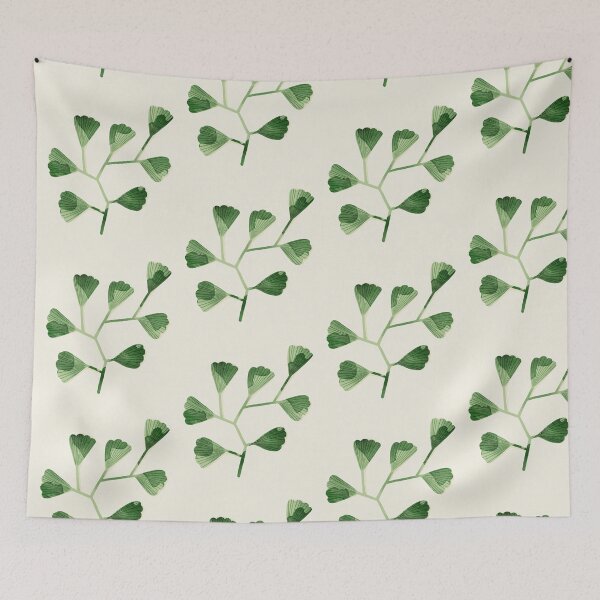 Item preview, Watercolor maidenhair fern leaves botanical illustration  designed and sold by helga-wigandt.