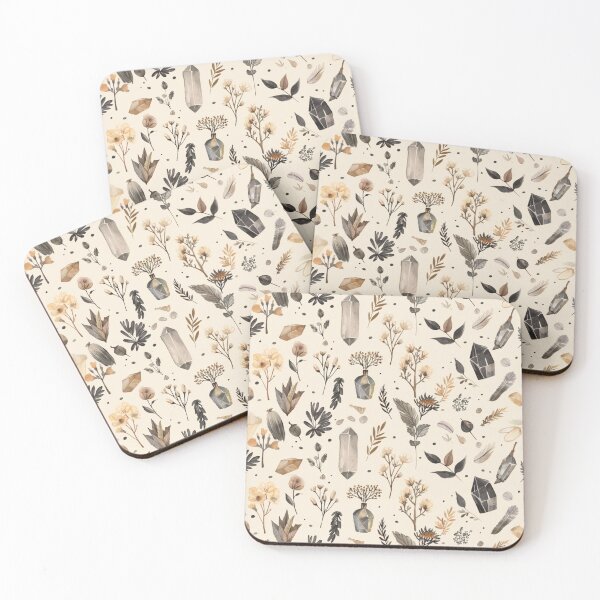 Item preview, Witchy | Neutral | Botanical | Crystals  designed and sold by jtDigital + StrangeFolk.