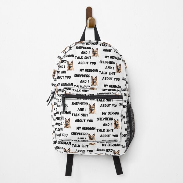 Item preview, My German Shepherd and I Talk $hit designed and sold by Fredster1966.
