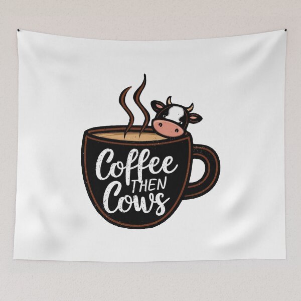 Item preview, Coffee Then Cows designed and sold by Psycho-Crazy.