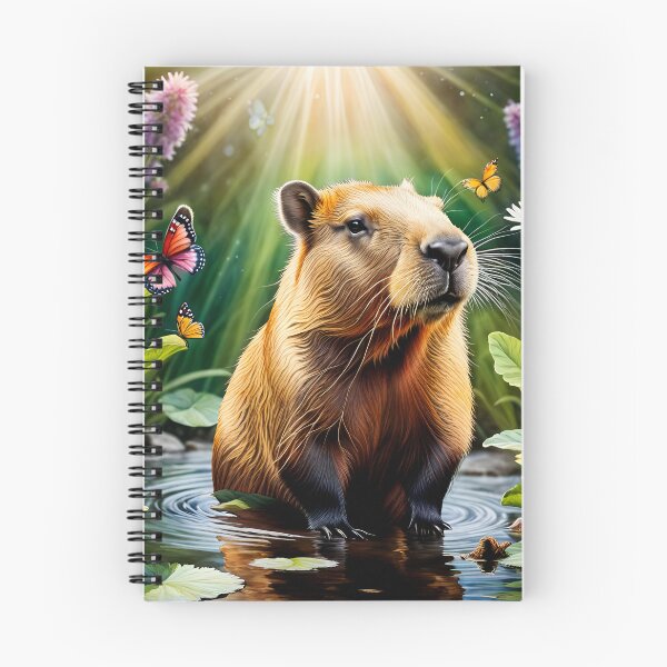 Item preview, Springtime capybara designed and sold by Lilsilverfish.