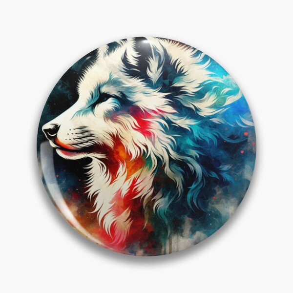 Item preview, 4008 Colorful Wolf designed and sold by Magic3D.
