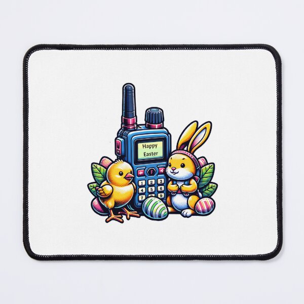Item preview, Happy Easter Handheld Radio Ham Radio Nice Gifts For Amateur Radio Lovers Radio Operator Amateur Radio Enthusiast designed and sold by Waves-of-Art.