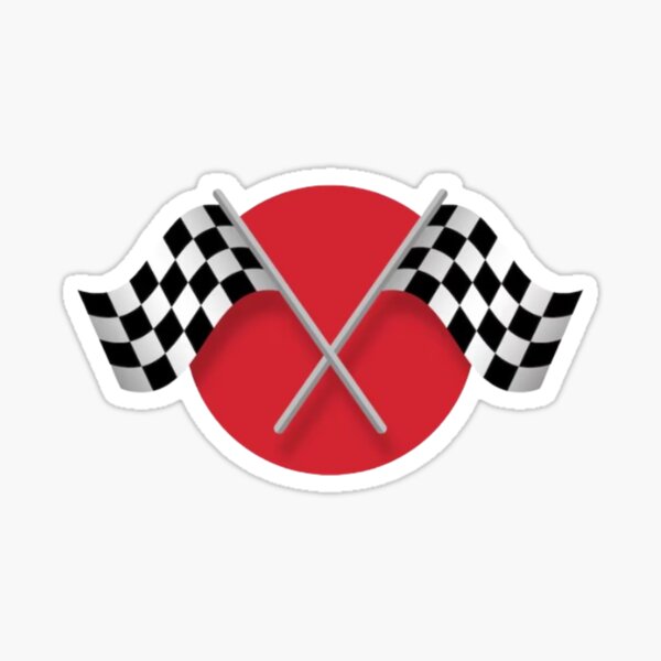 Checkered Finish Line Flag Sticker Sticker For Sale By Trialloja Redbubble 9332