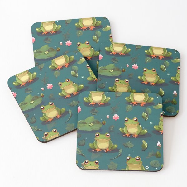 Item preview, Adorable Frog Patterns: Whimsical Designs for Nature Lovers designed and sold by AYACHI90.