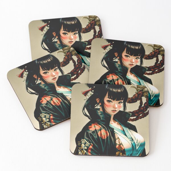 Item preview, Sweet Manga Style Asian Samurai Girl  designed and sold by NPC-Trader.
