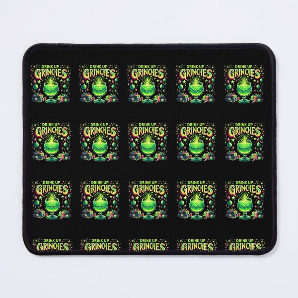 Item preview, Drink Up Grinches: Festive Image for Stylish Clothing designed and sold by Gatsbird Design.
