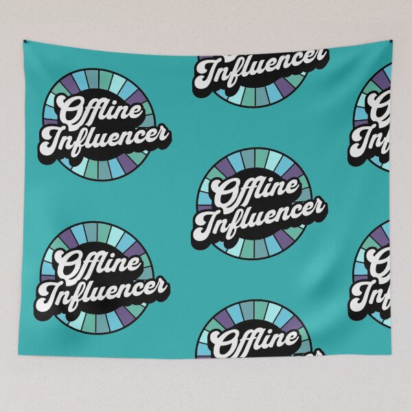 Item preview, Offline Influencer Purple and Blue designed and sold by MyPetMinotaur.