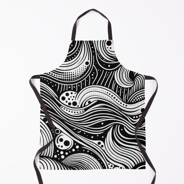 Item preview, Vector Seamless Black And White Irregular Rounded Lines Halftone Transition Abstract Background Pattern designed and sold by asbno19.