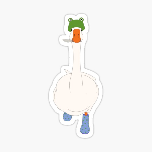 Aperçu de l'œuvre Silly Goose Ft Grenouilles créée et vendue par WildlingInk.