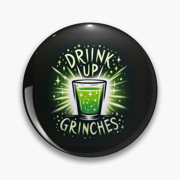 Item preview, Drink Up Grinches: Festive Image for Clothing designed and sold by Gatsbird Design.