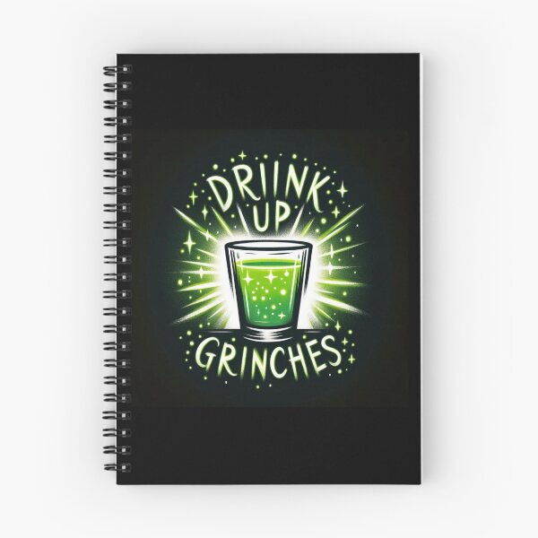 Item preview, Drink Up Grinches: Festive Image for Clothing designed and sold by Gatsbird Design.