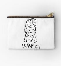 Westie Enthusiast Westie Lover Studio Pouch